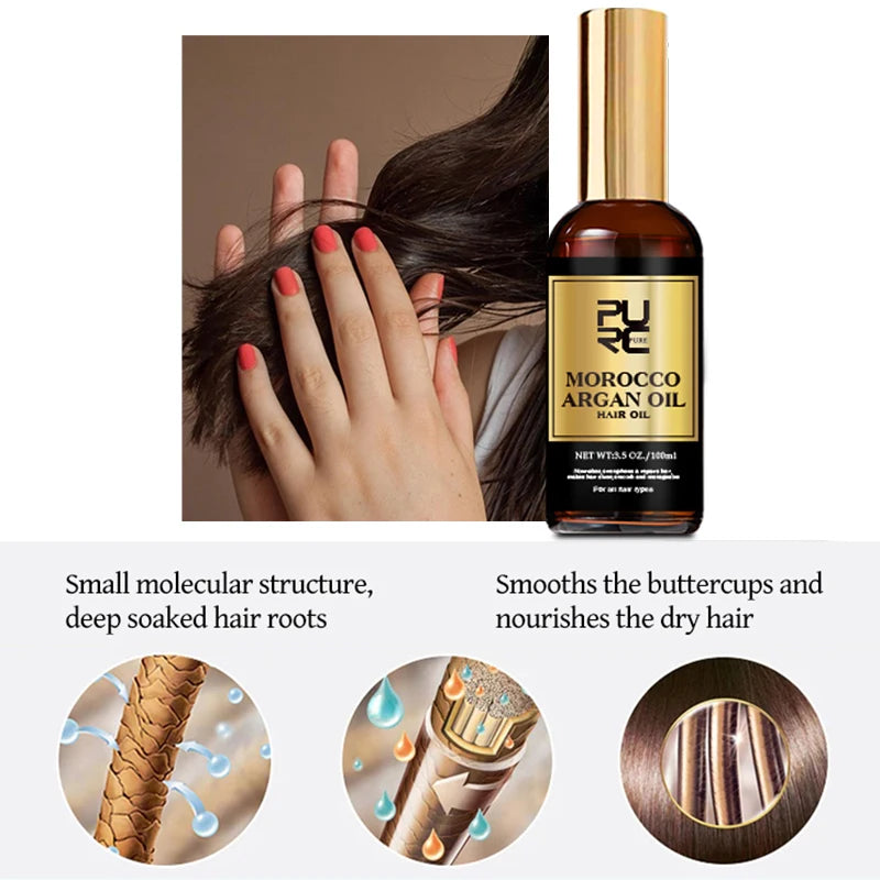 Moroccan Argan Hair Oil Serum – Nourish And Repair